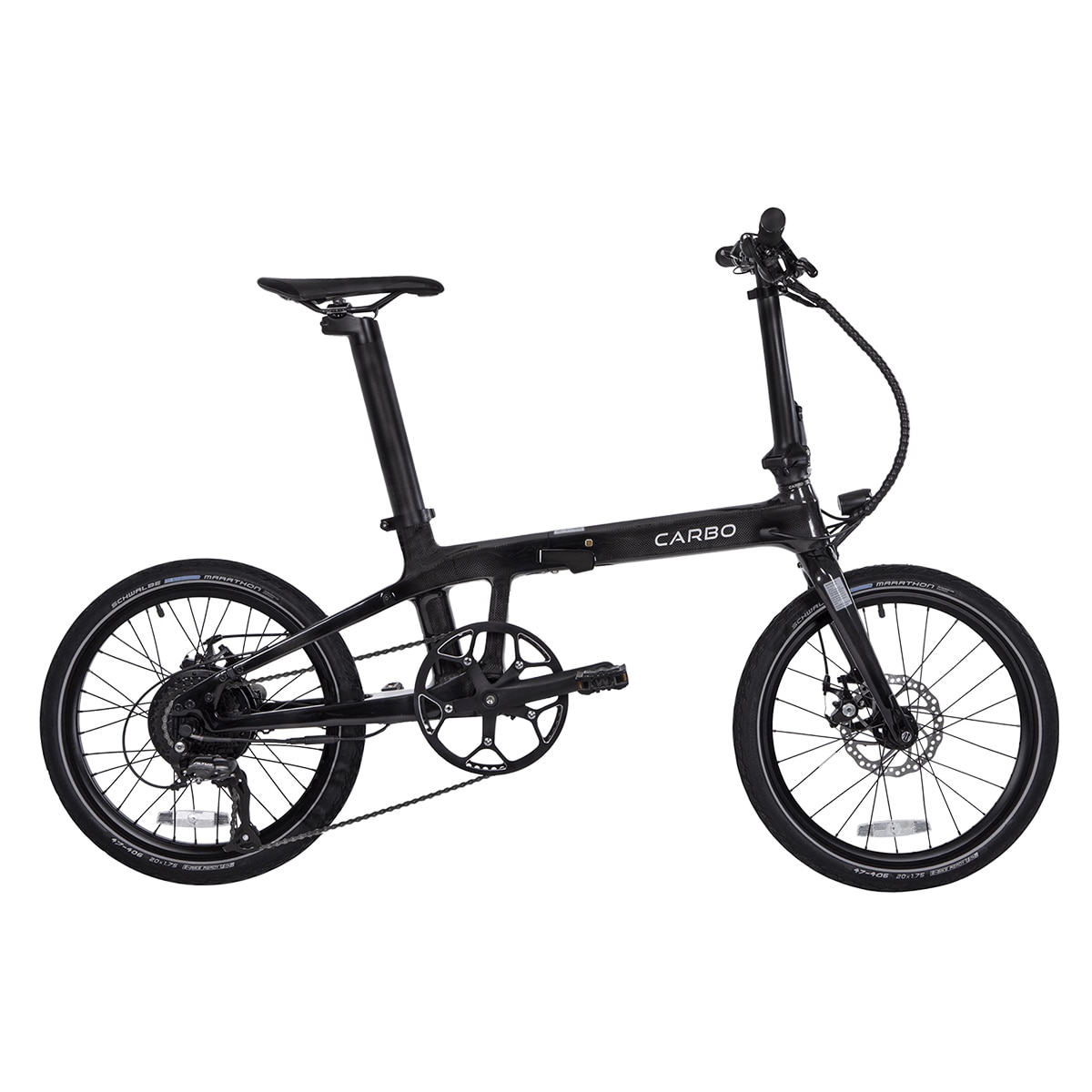 Bicicleta eléctrica urbana Model S Carbo - Negro Negro-1