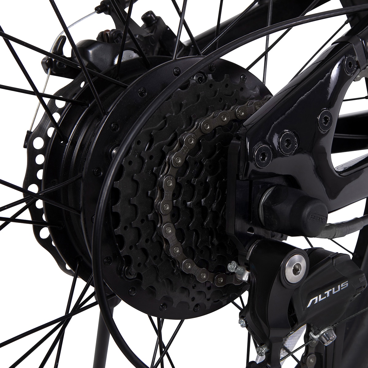 Bicicleta eléctrica urbana Model S Carbo - Negro Negro-6