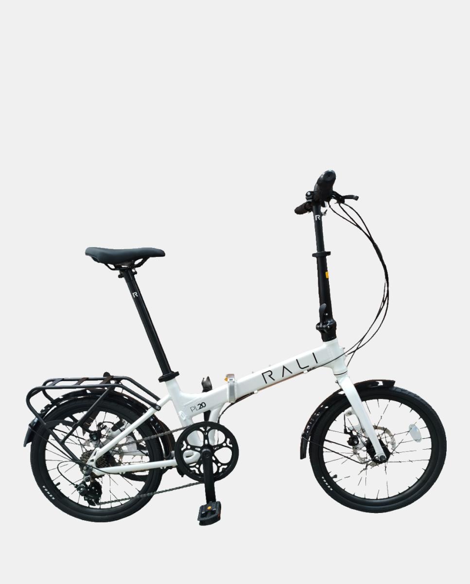 Imagem 0 de Bicicleta Dobrável Unissexo PL20 - Branco