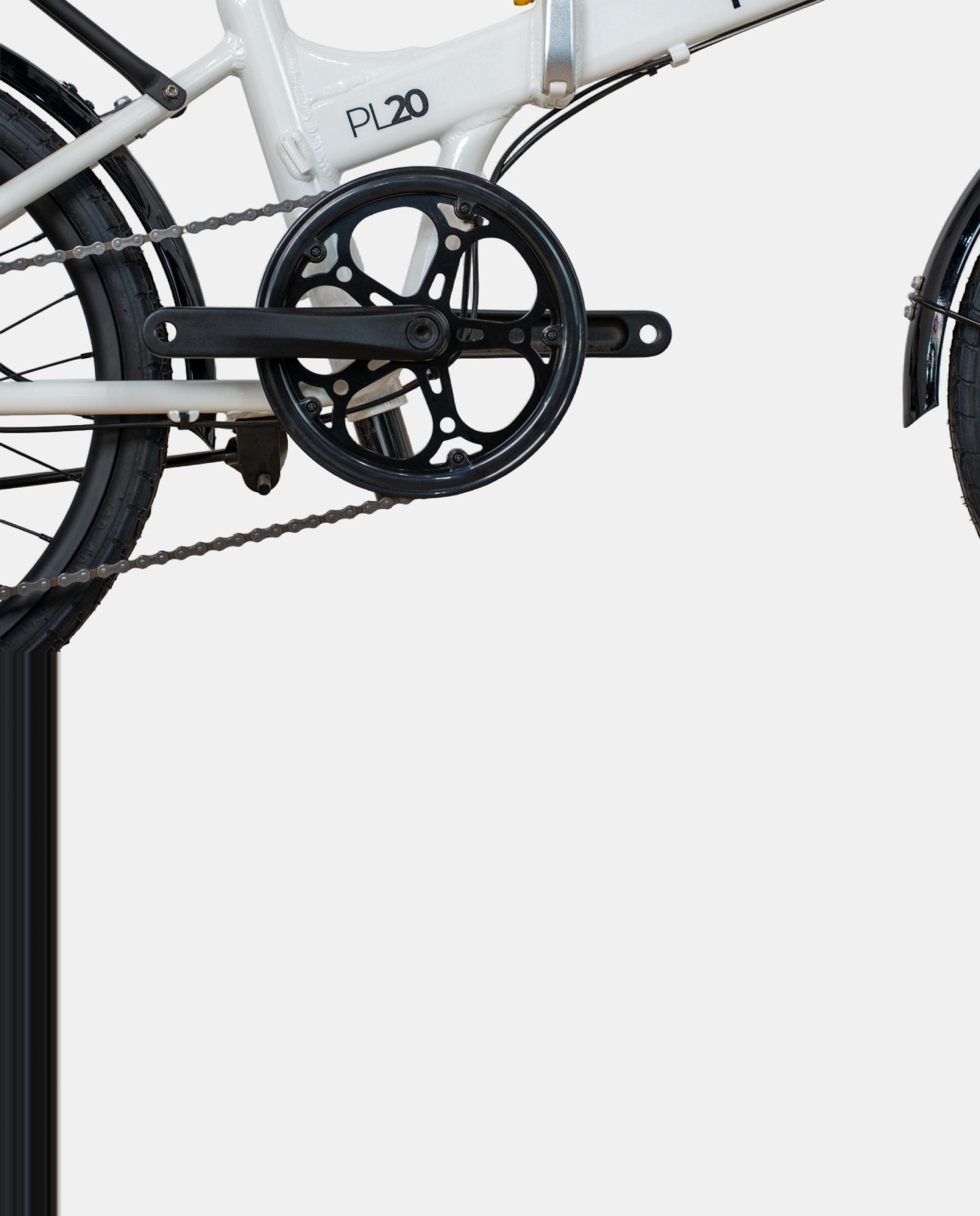 Bicicleta Plegable Unisex Blanco PL20 Rali - Blanco Blanco-2