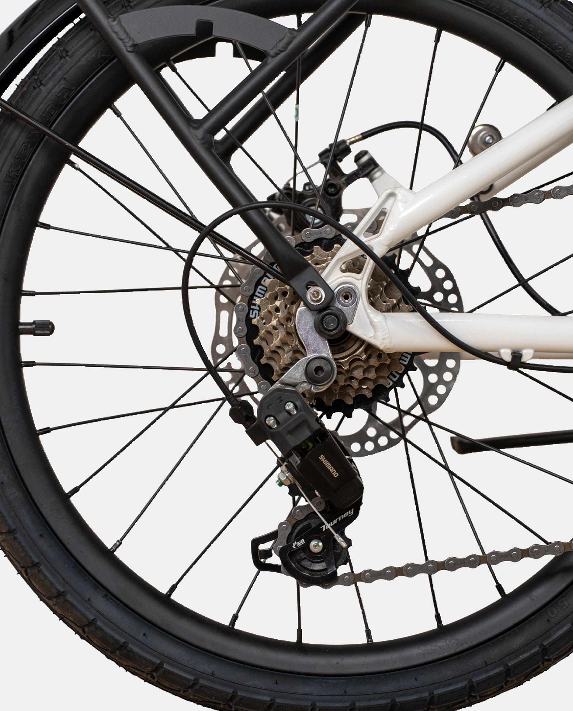Bicicleta Plegable Unisex Blanco PL20 Rali - Blanco Blanco-5