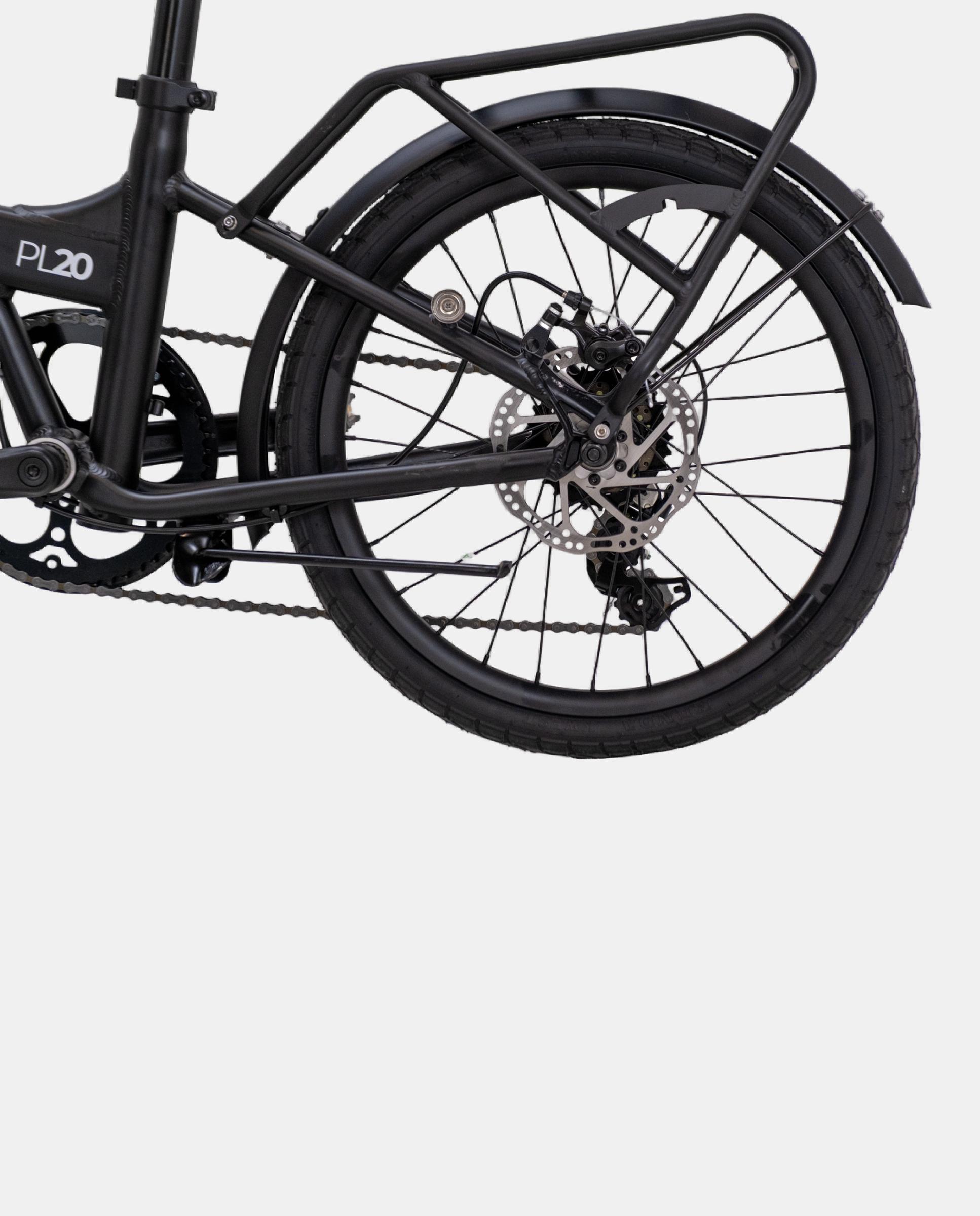 Bicicleta Dobrável Unissexo PL20 - Preto Preto-3