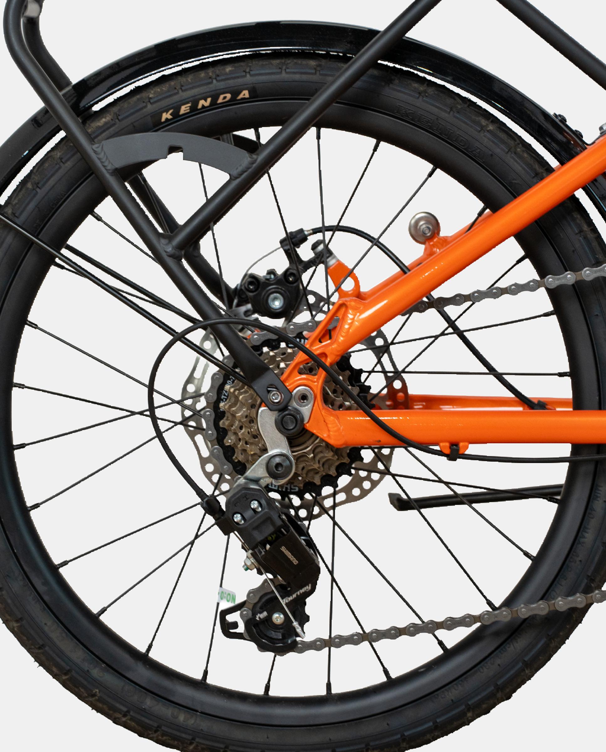 Imagen 3 de Bicicleta Plegable Unisex Naranja Gris PL20 Rali - Naranja / Gris Naranja / Gris