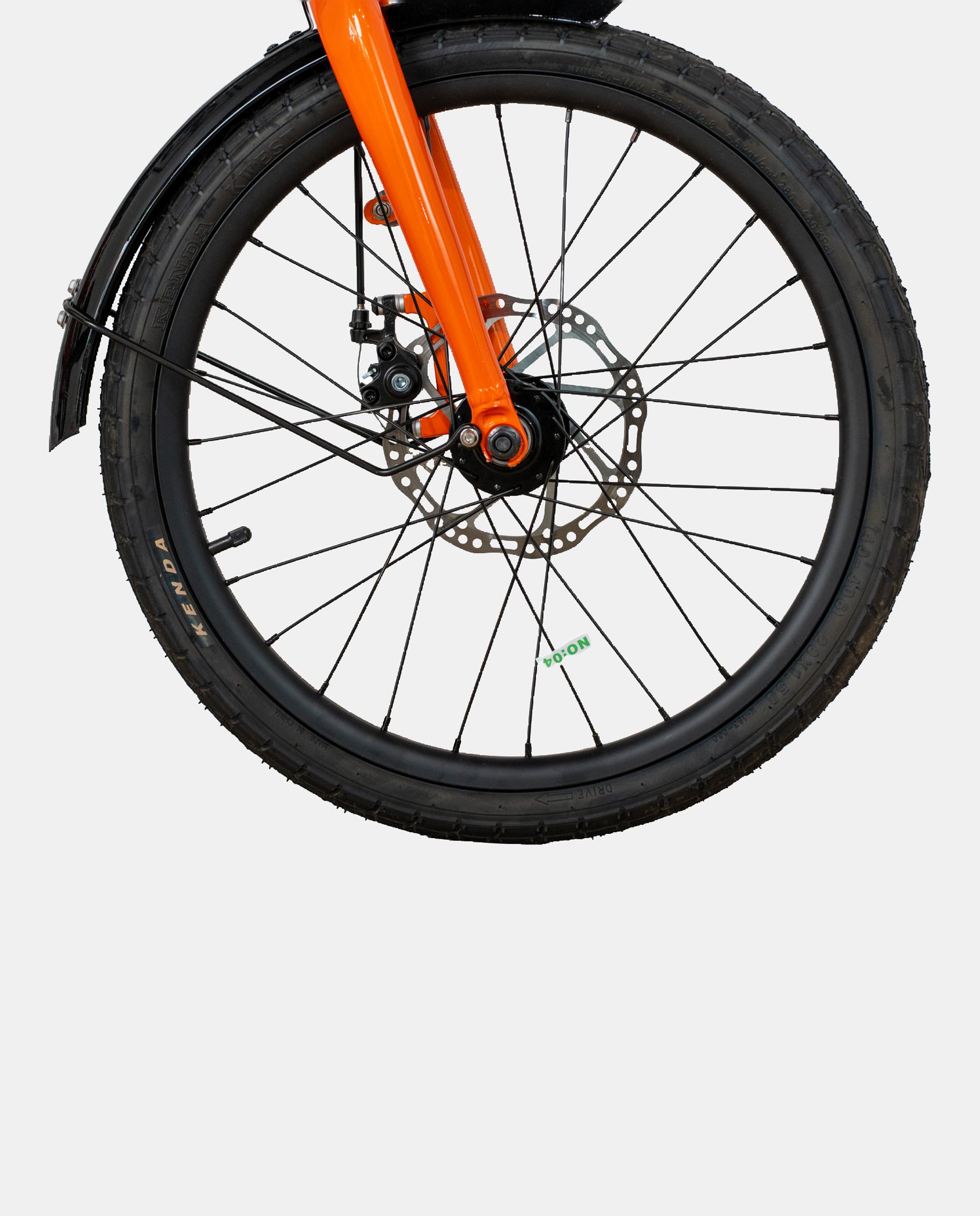 Imagen 5 de Bicicleta Plegable Unisex Naranja Gris PL20 Rali - Naranja / Gris Naranja / Gris