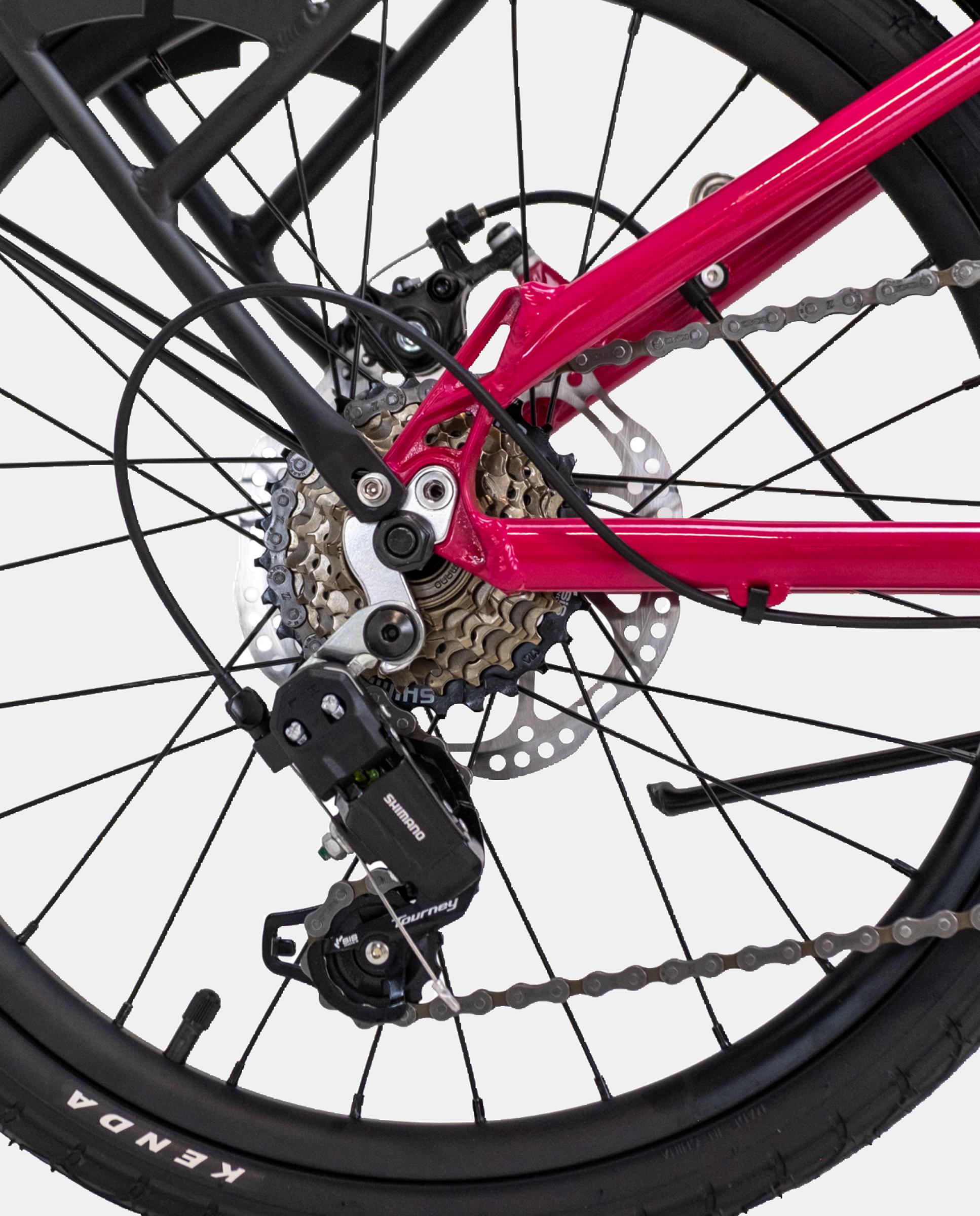 Imagen 3 de Bicicleta Plegable Unisex Rojo Verde PL20 Rali - Rojo / Verde Rojo / Verde