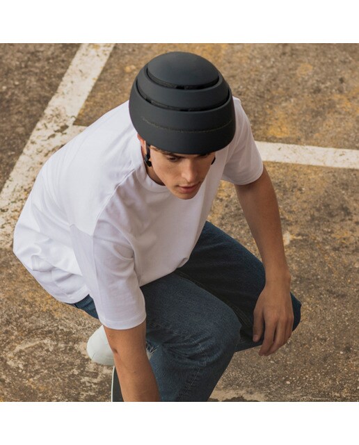 Capacete de Ciclismo Loop Closca Grafite/Preto-5