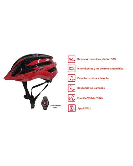 Capacete de Ciclismo Montanha MT1 Neo + BR80 Vermelho / Preto-4