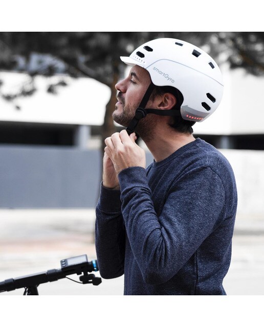 Capacete Smart Helmet Branco-6
