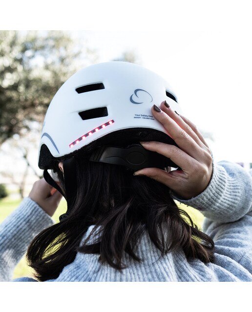 Capacete Smart Helmet PRO Branco-6