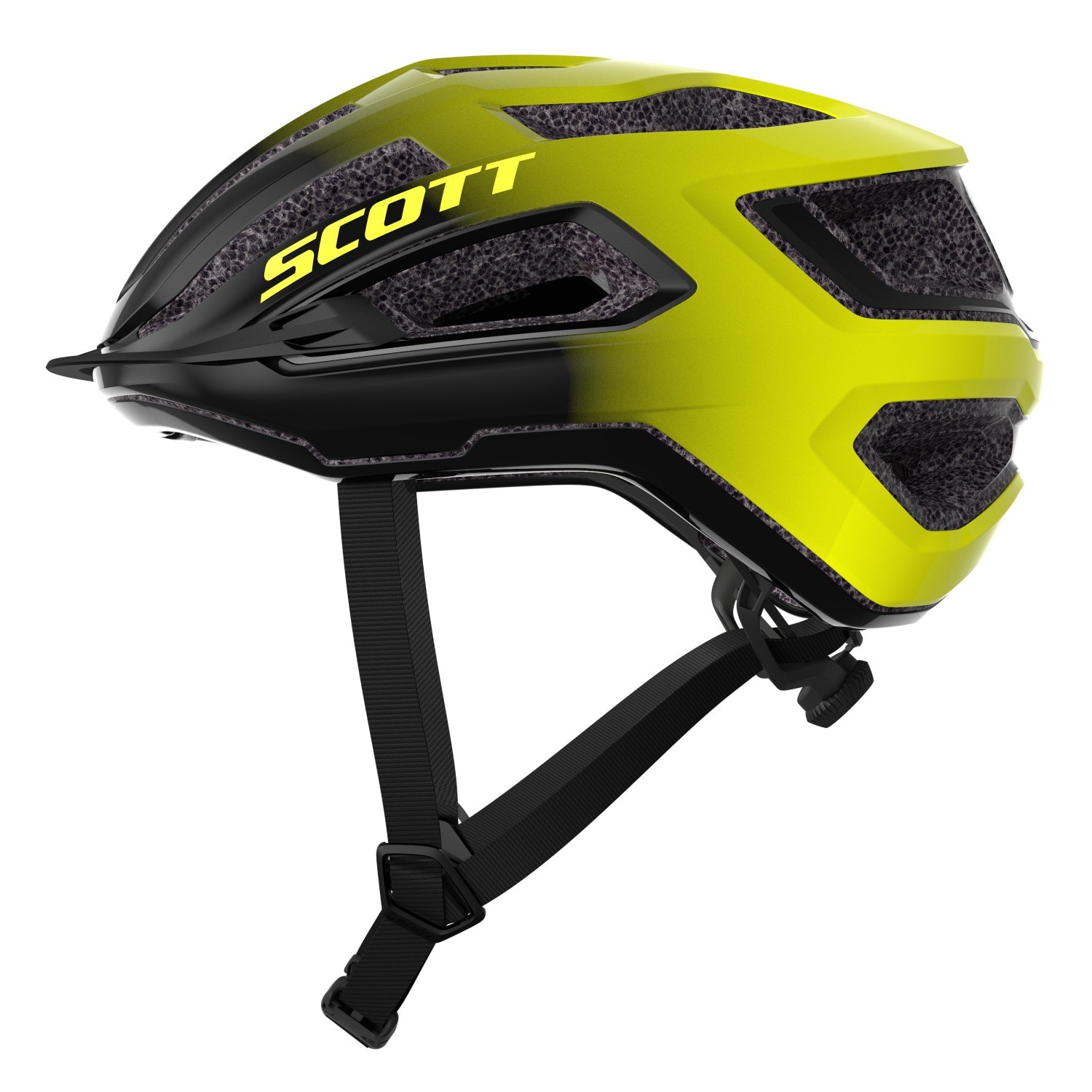 Casco De Bicicleta Unisex Arx Plus Scott - Negro / Amarillo Negro / Amarillo-2