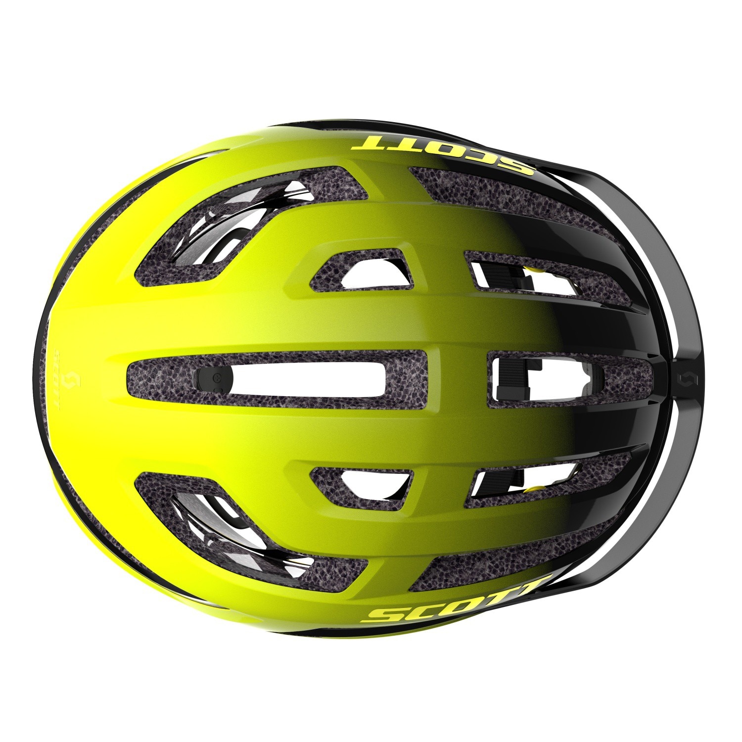 Casco De Bicicleta Unisex Arx Plus Scott - Negro / Amarillo Negro / Amarillo-3