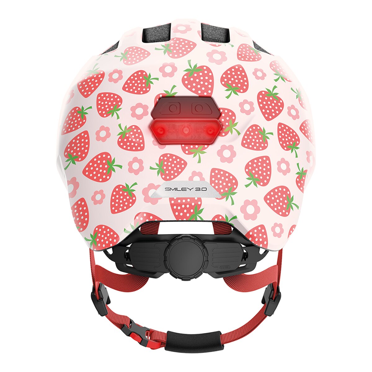 Capacete Smiley 3.0 LED Rose Strawberry Rosa/Vermelho-4
