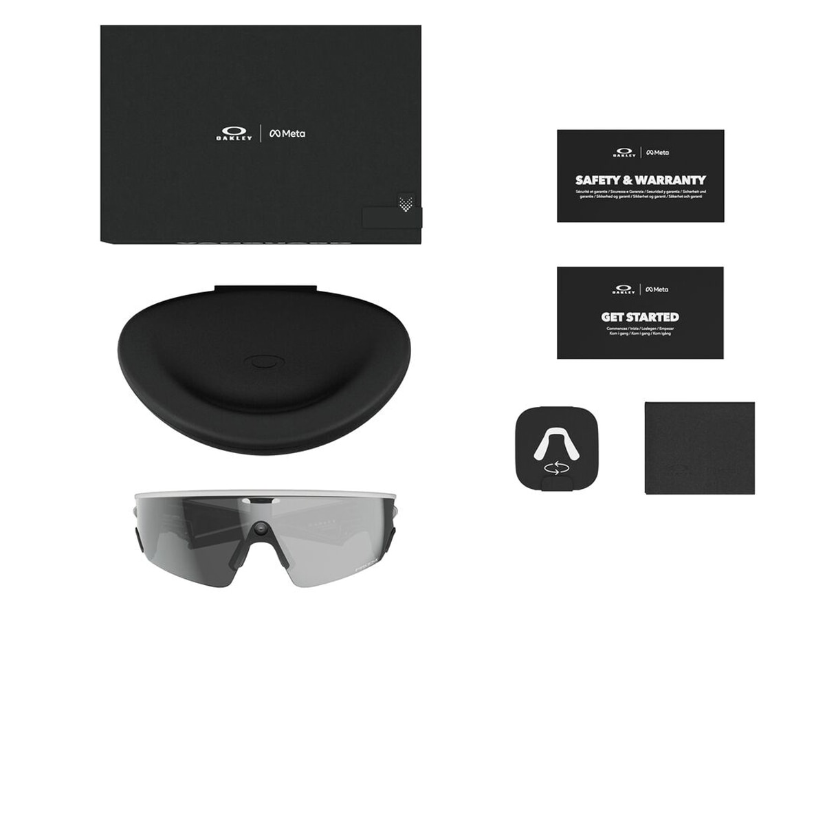 Gafas De Sol Unisex Vanguard Oakley Meta - Blanco Blanco-12