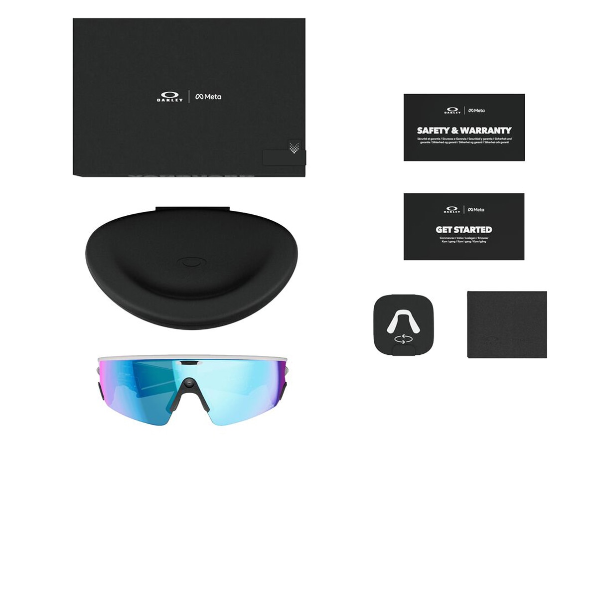 Gafas De Sol Unisex Vanguard Oakley Meta - Blanco Blanco-12