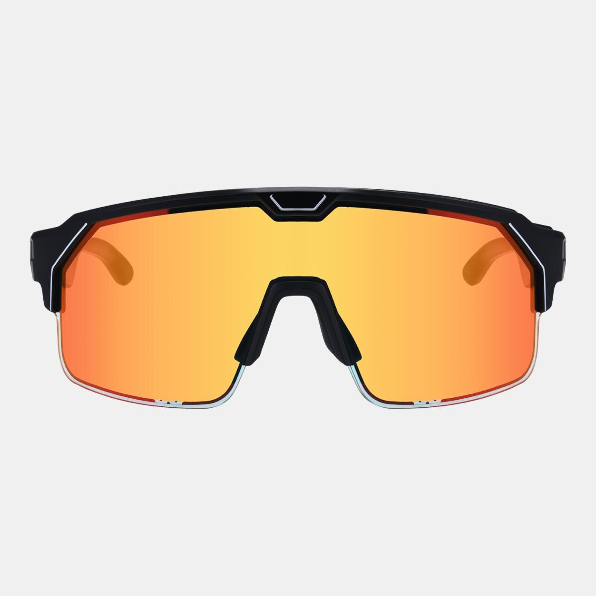 Gafas de Sol Unisex Music Shield Slider HVL Fire Matte Black Chamelo - Negro mate Negro mate-6