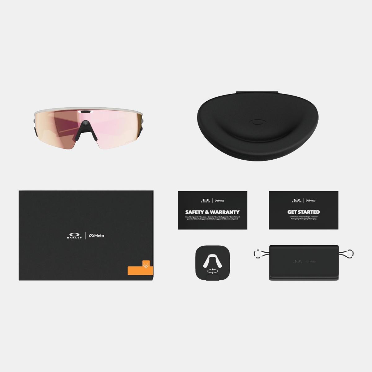 Óculos de Sol Unisex Vanguard Oakley Branco / Rosa-3