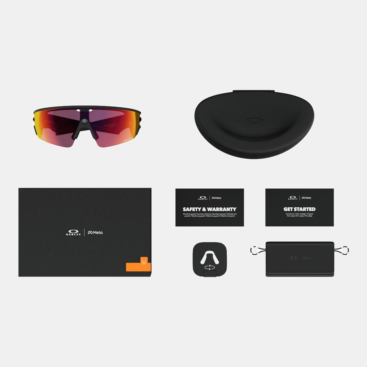 Óculos de Sol Unisex Vanguard Oakley Preto / Vermelho-4