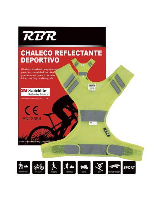 Colete Refletor Desportivo 3M Amarelo-3