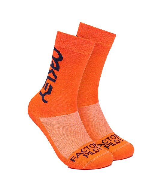 Meias Factory Pilot MTB Laranja-1