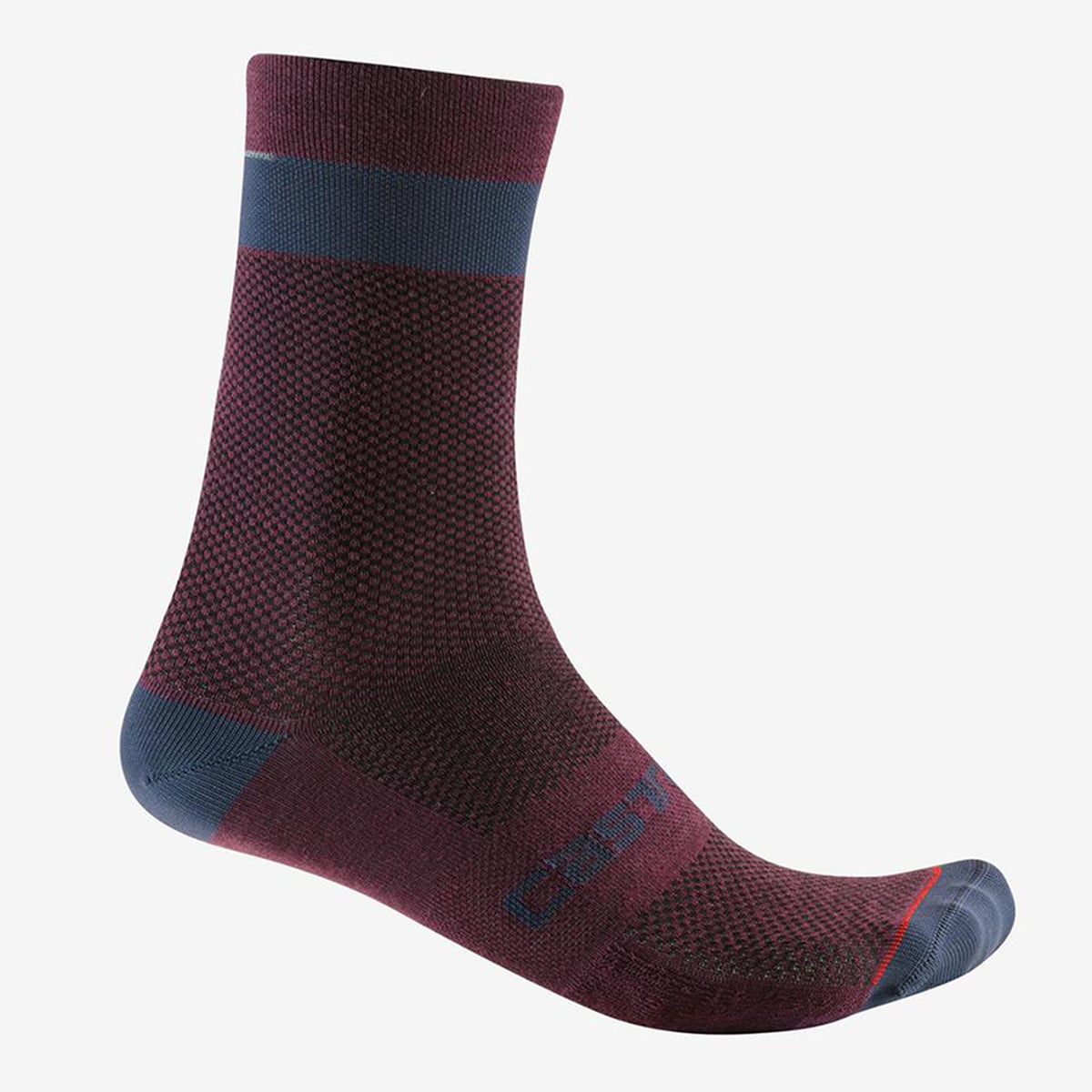 Meias de Ciclismo Alpha 18 Bordeaux-1