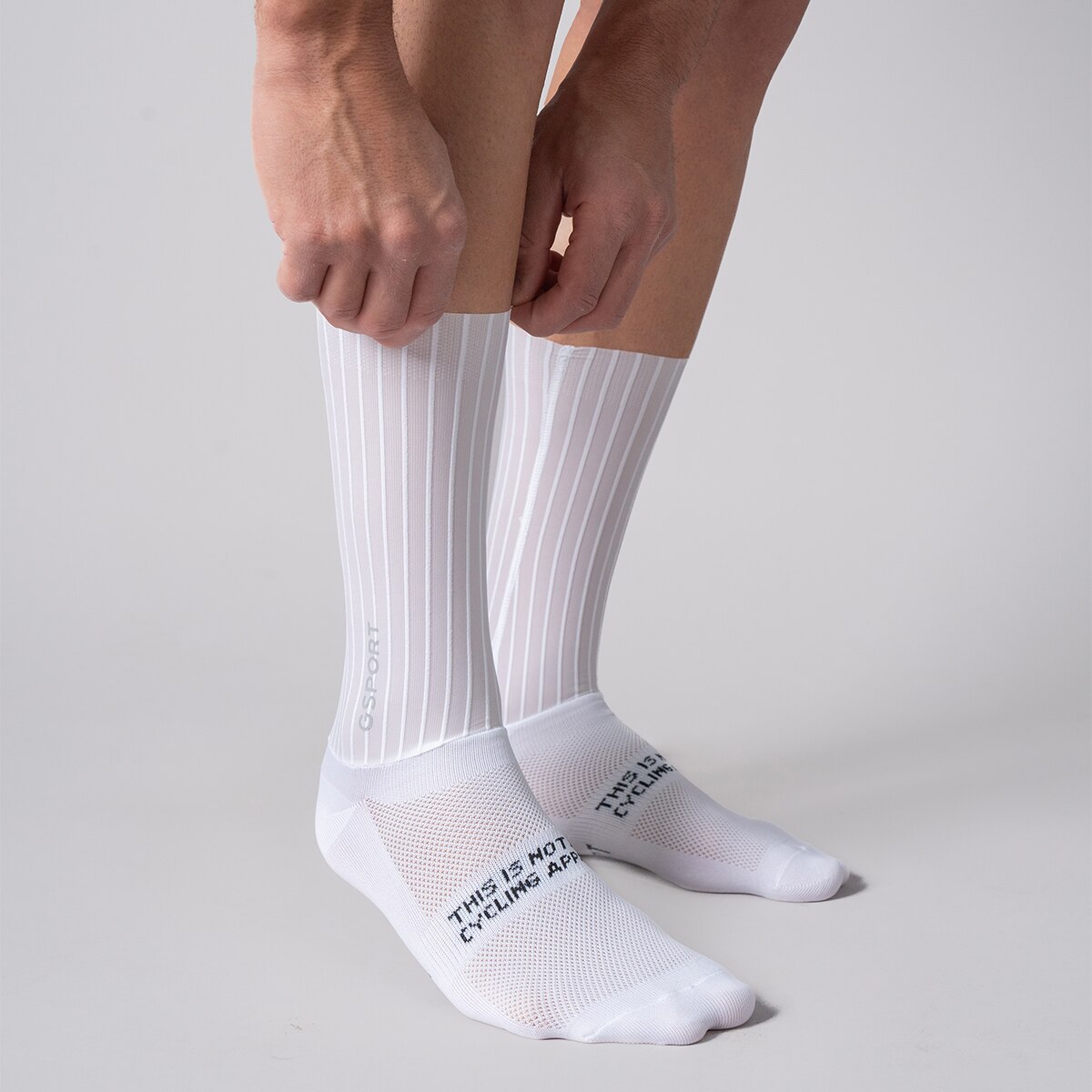 Meias Unissexo Aero Ivory Branco-5