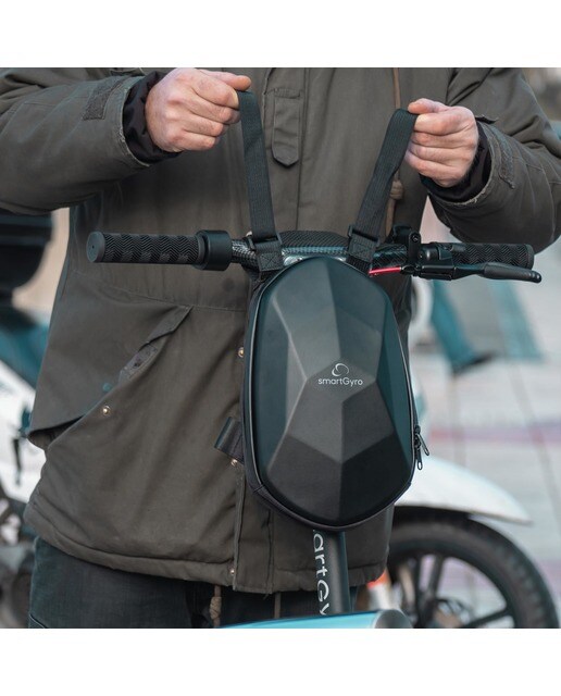 Bolsa Dianteira PRO para Guiador Trotinete Elétrica Preto-5