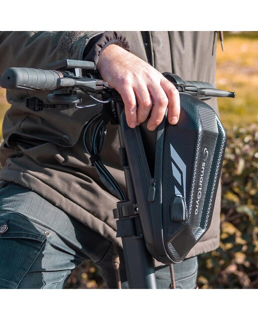 Bolsa Dianteira para Guiador Trotinete Elétrica Preto-7