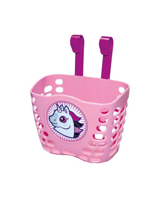 Cesto Infantil de Bicicleta Rosa-1
