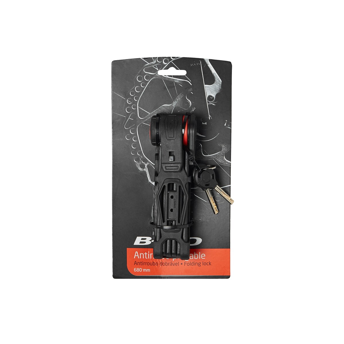 Anti-roubo desdobrável B-PRO Preto-3