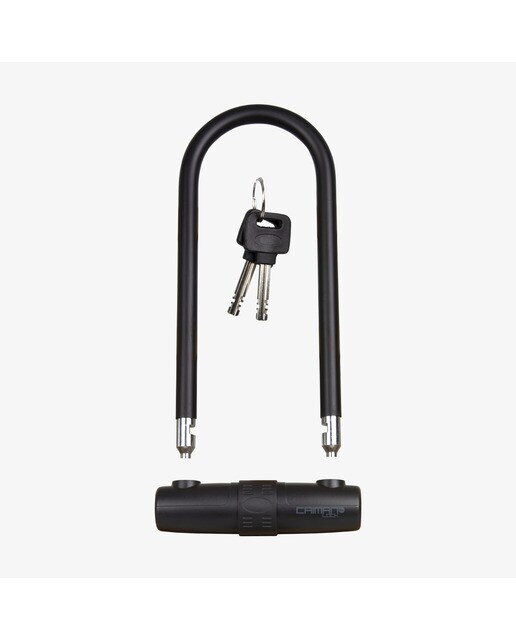 Cadeado em U Caiman Lock 170X320 com Suporte Preto-2