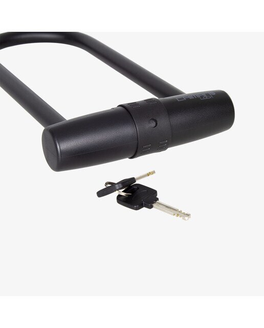 Cadeado em U Caiman Lock 170X320 com Suporte Preto-3