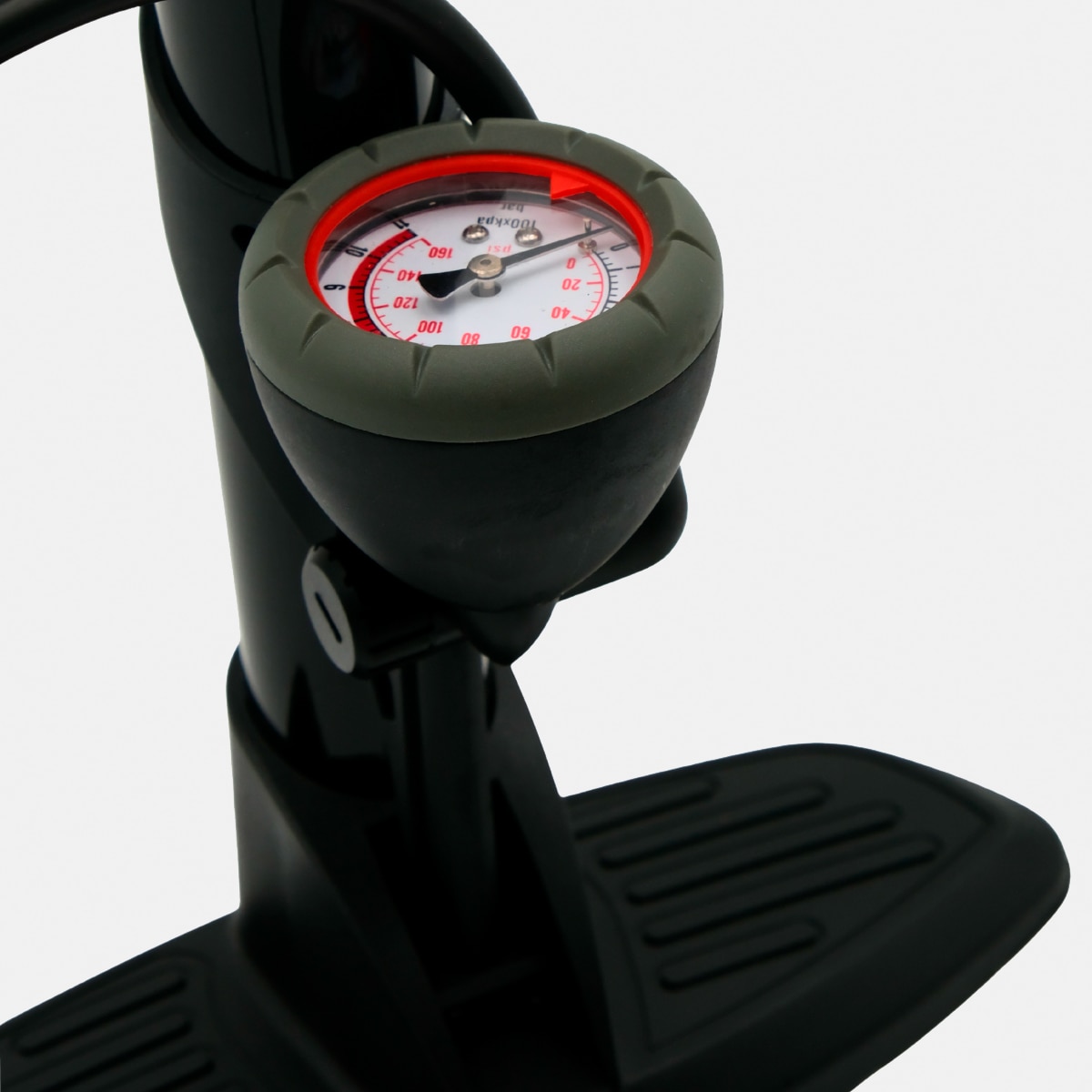 Bomba de Pé Metálica Presta/Schrader - 160 PSI 3