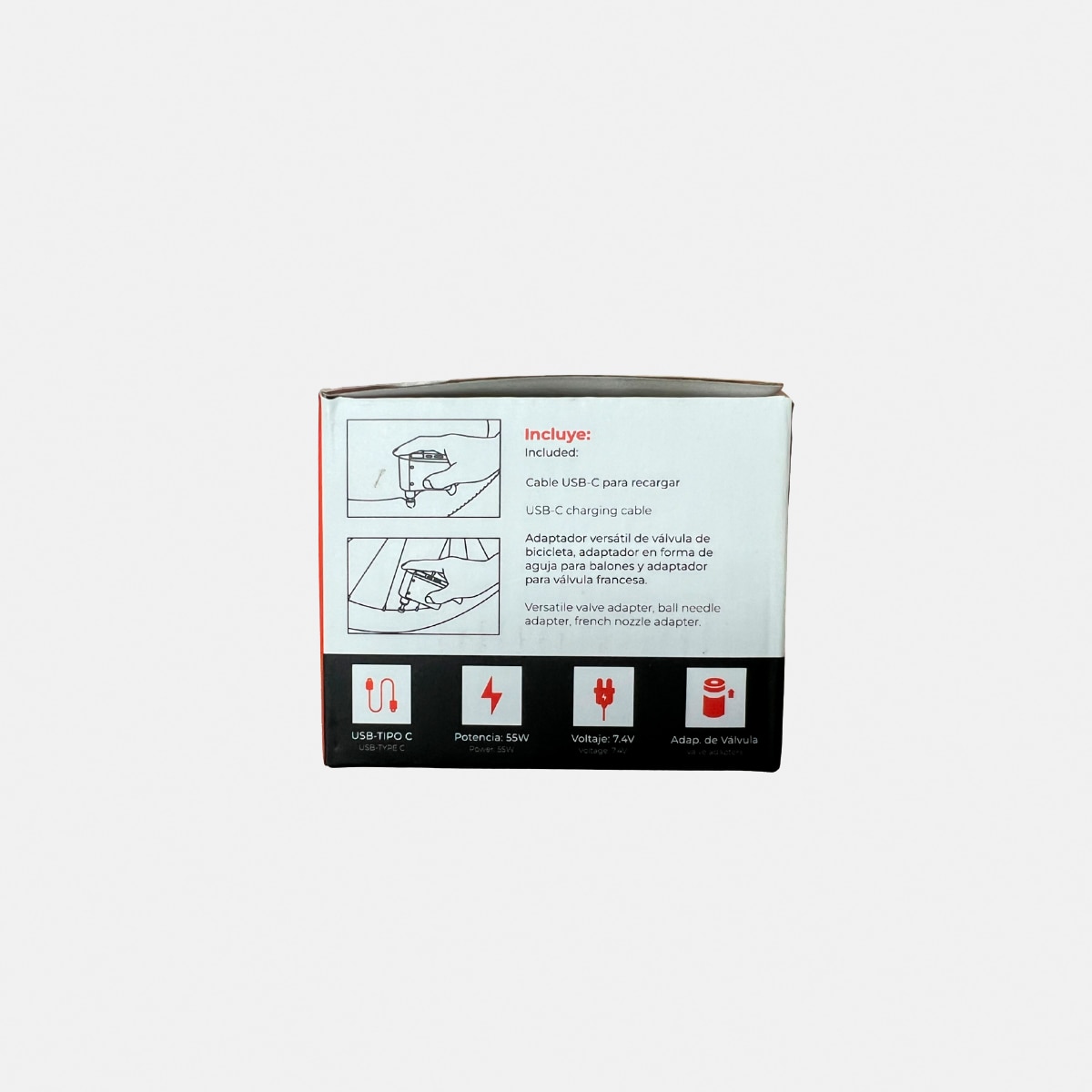 Bomba de Ar Elétrica Presta/Schrader 4