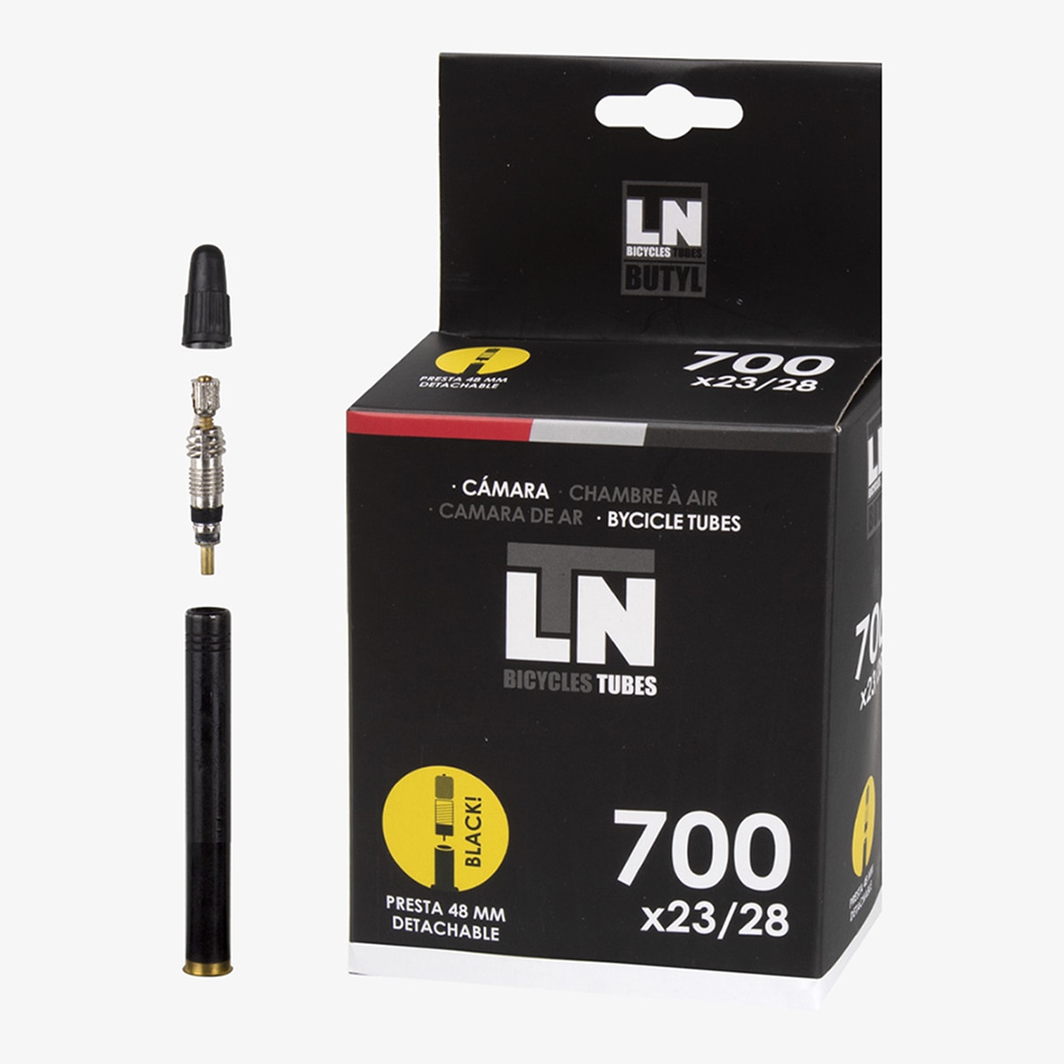 Imagem 0 de Câmara de Bicicletas 700 X 23/28C FV 48 MM