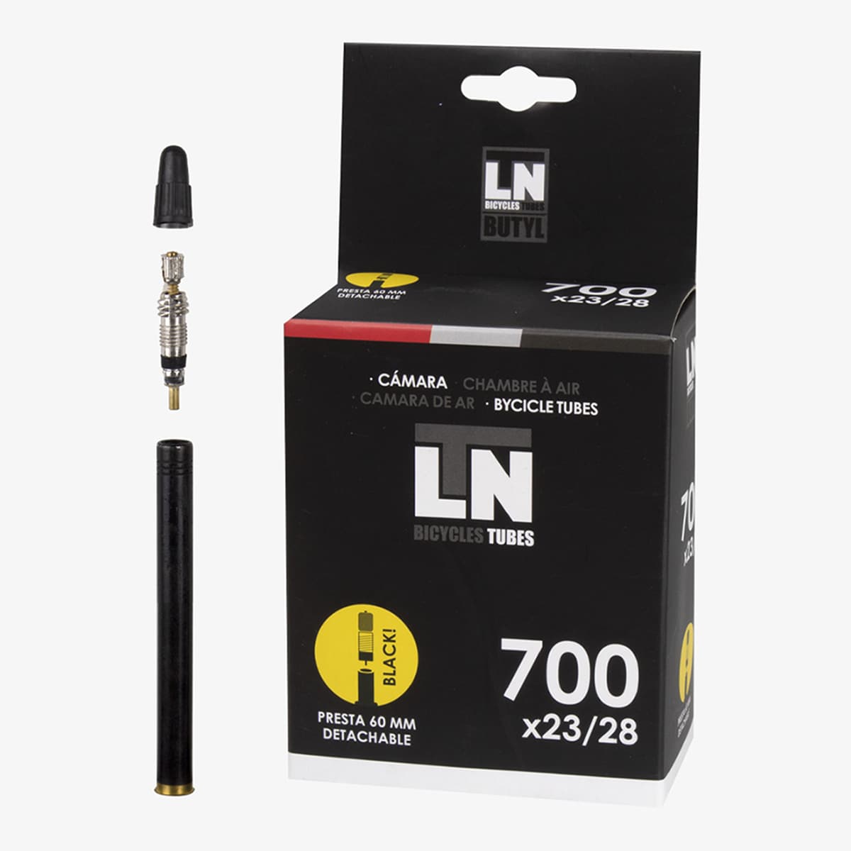 Cámara de bicicleta 700X23/28C FV 60 MM Eltin · Eltin · El Corte