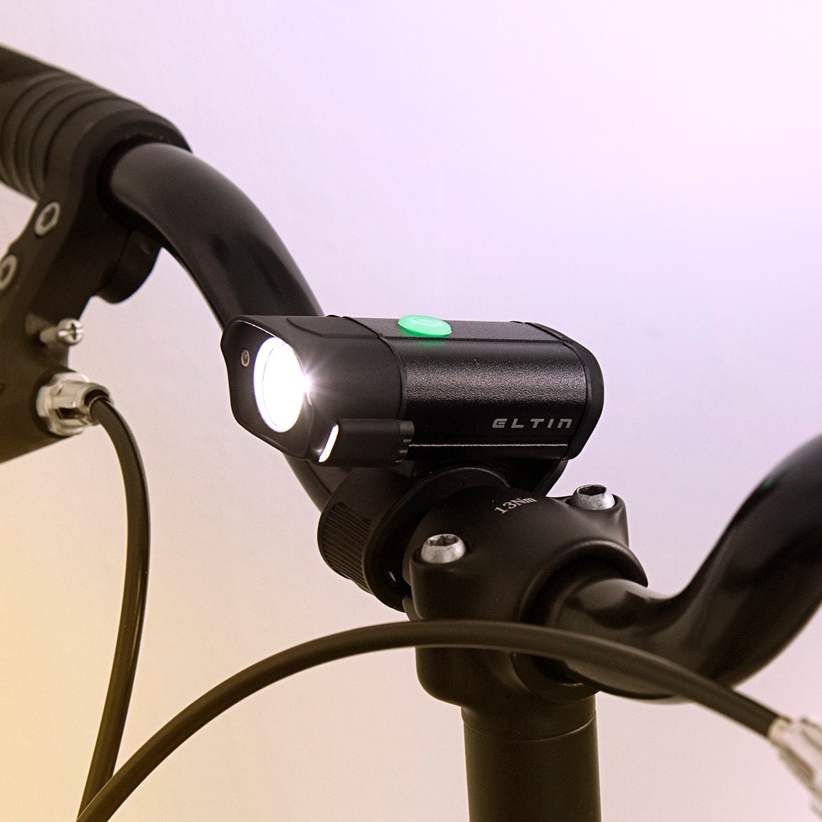 Pack de Luzes de Bicicleta Dianteira e Traseira Focus 400+40 Lm Preto-5