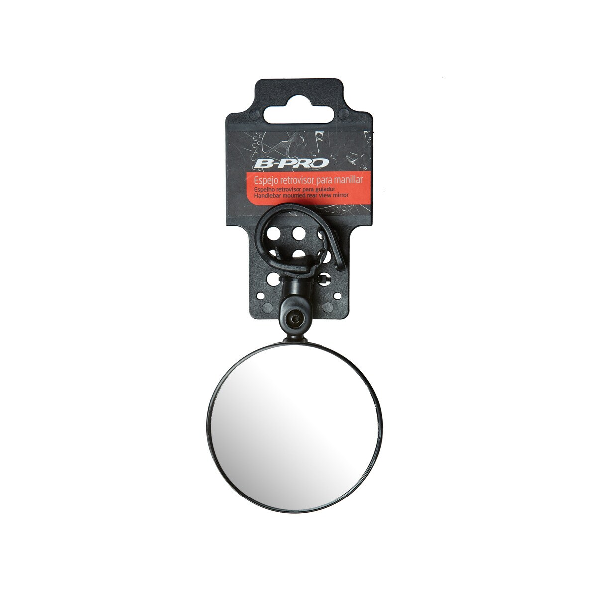 Espelho retrovisor para guiador B-PRO Preto-2