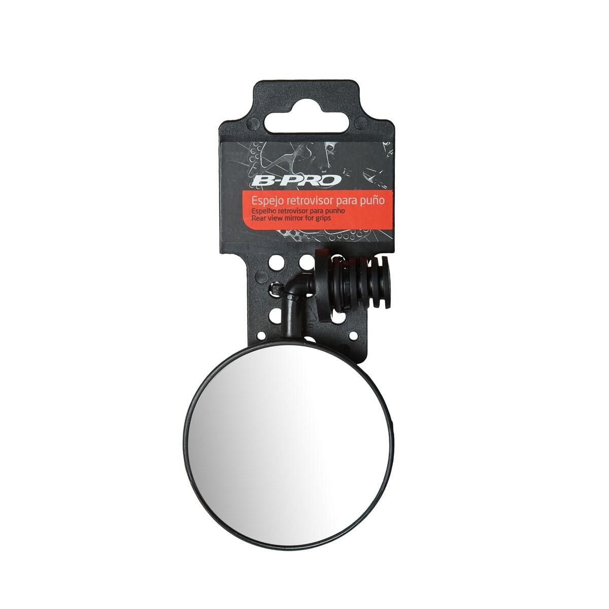 Espelho retrovisor para punho B-PRO Preto-2