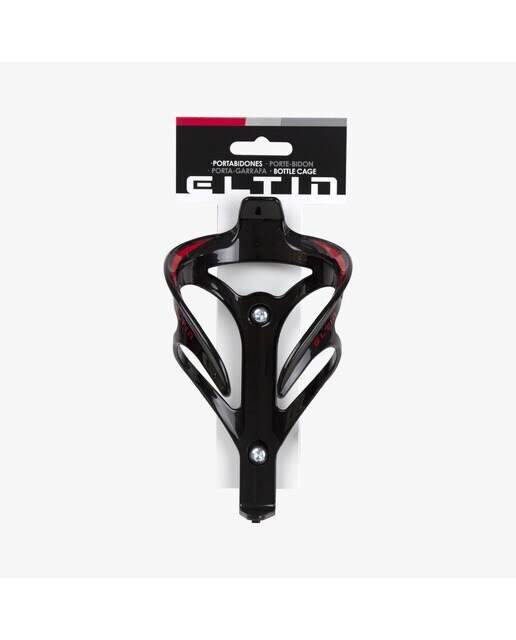 Porta-Bidon Nerve - Fibra Preto / Vermelho-2
