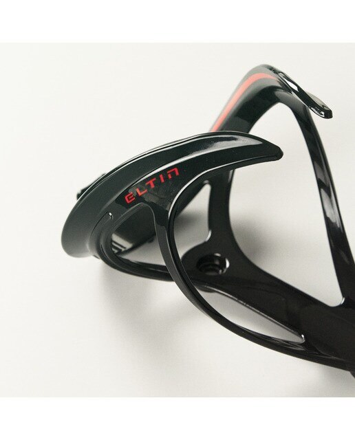 Porta-Bidon Nerve - Fibra Preto / Vermelho-3