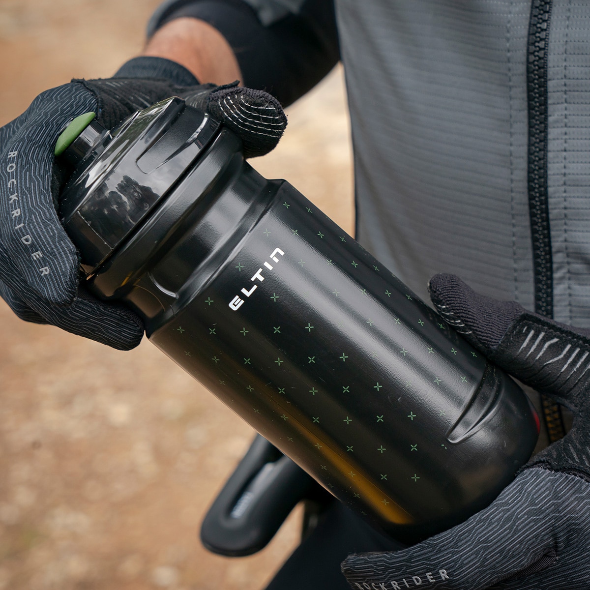 Bidon de Ciclismo - 600 ml Preto-2