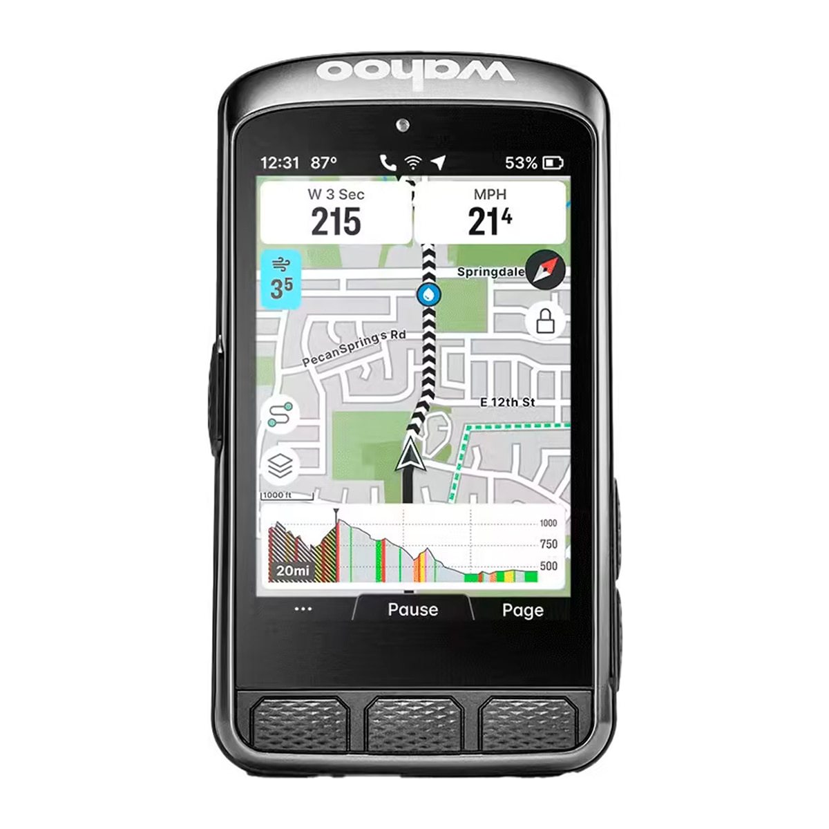 Wahoo - Navegador Gps Para Ciclismo Elemnt Ace Wahoo.