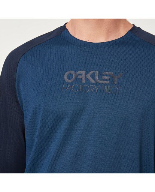 Camisola Desportiva de Homem Factory Pilot Lite MTB Azul-marinho-10