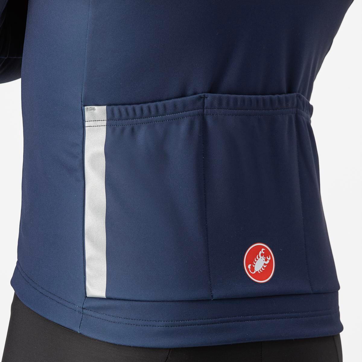 Camisola Desportiva de Ciclismo Entrata Thermal Azul-4