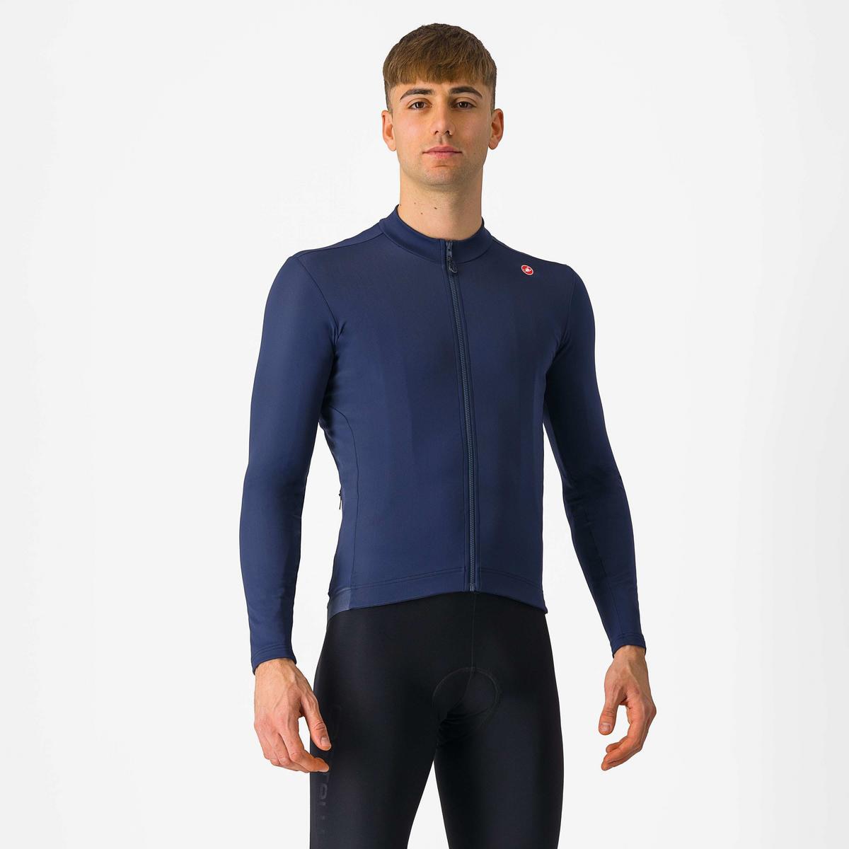 Camisola Desportiva de Ciclismo Espresso Thermal Azul-1