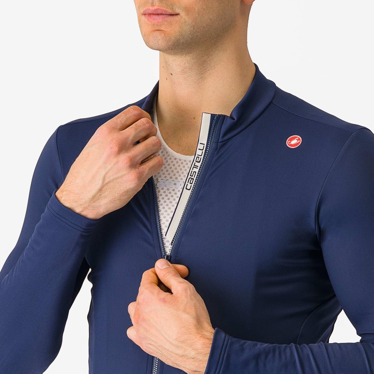 Camisola Desportiva de Ciclismo Espresso Thermal Azul-3