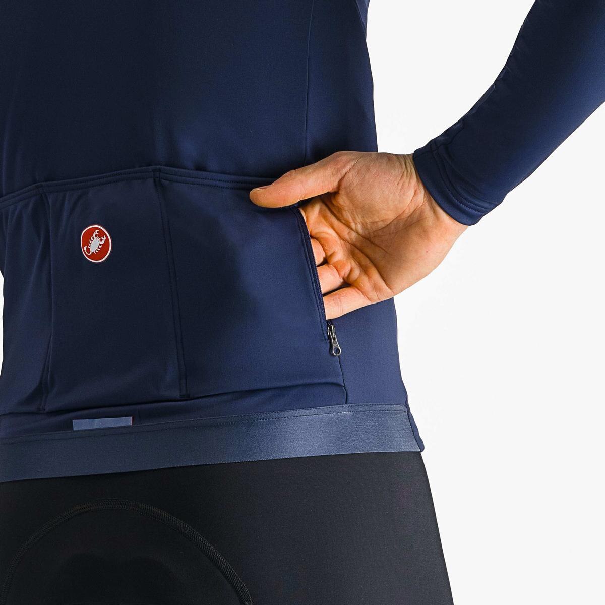 Camisola Desportiva de Ciclismo Espresso Thermal Azul-4