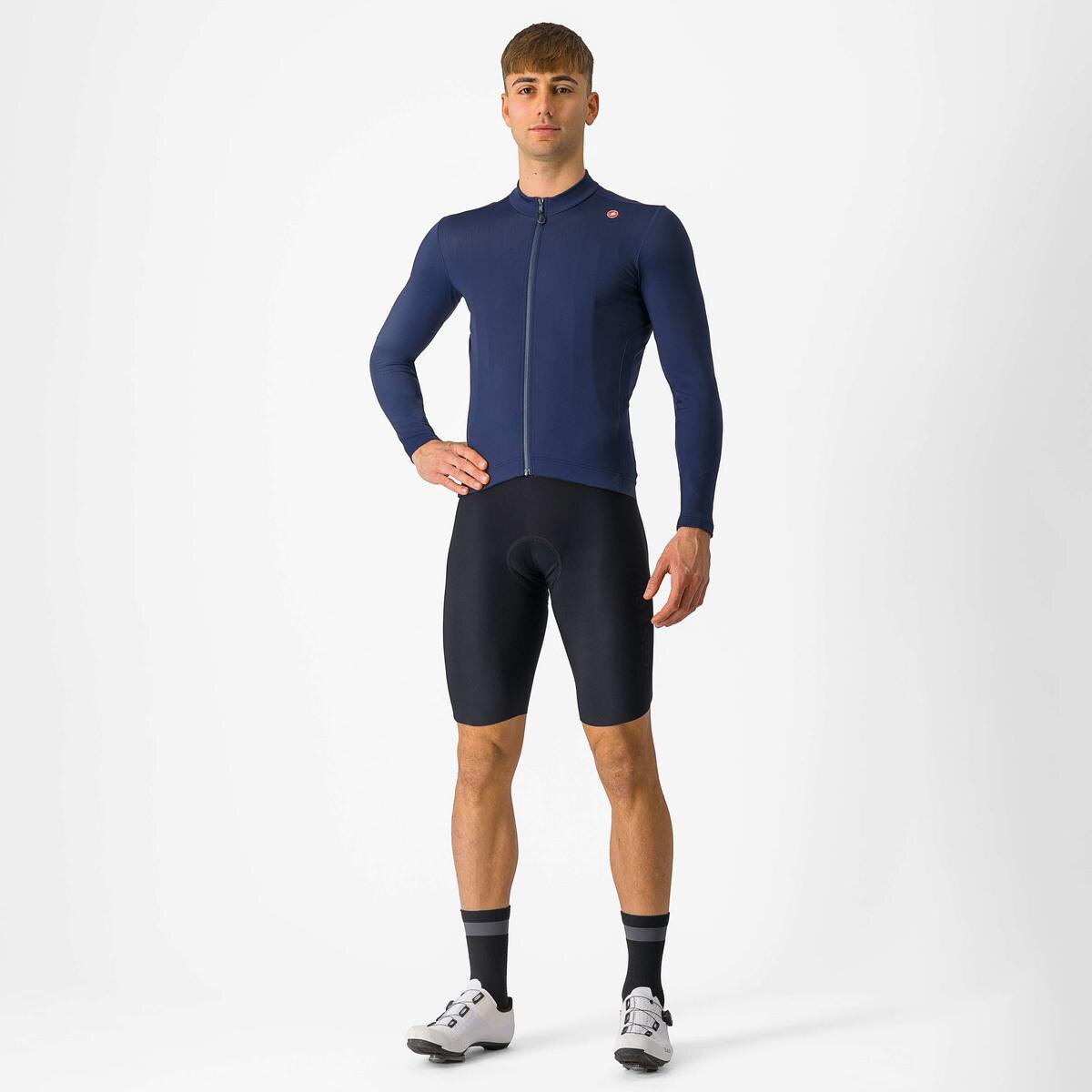 Camisola Desportiva de Ciclismo Espresso Thermal Azul-5
