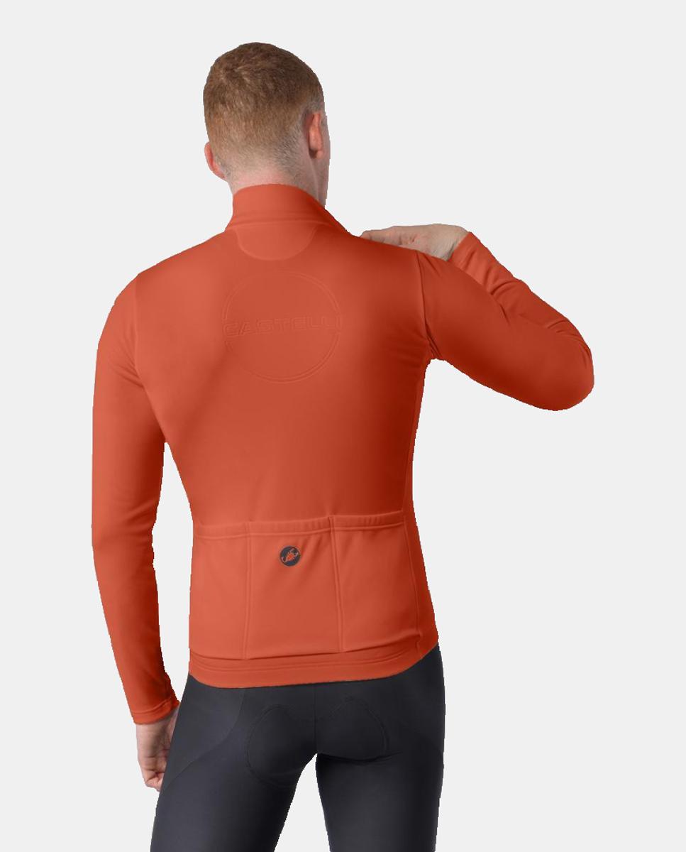 Maillot de Ciclismo de Hombre Competizione Thermal m/l Paprika Castelli - Rojo Rojo-2