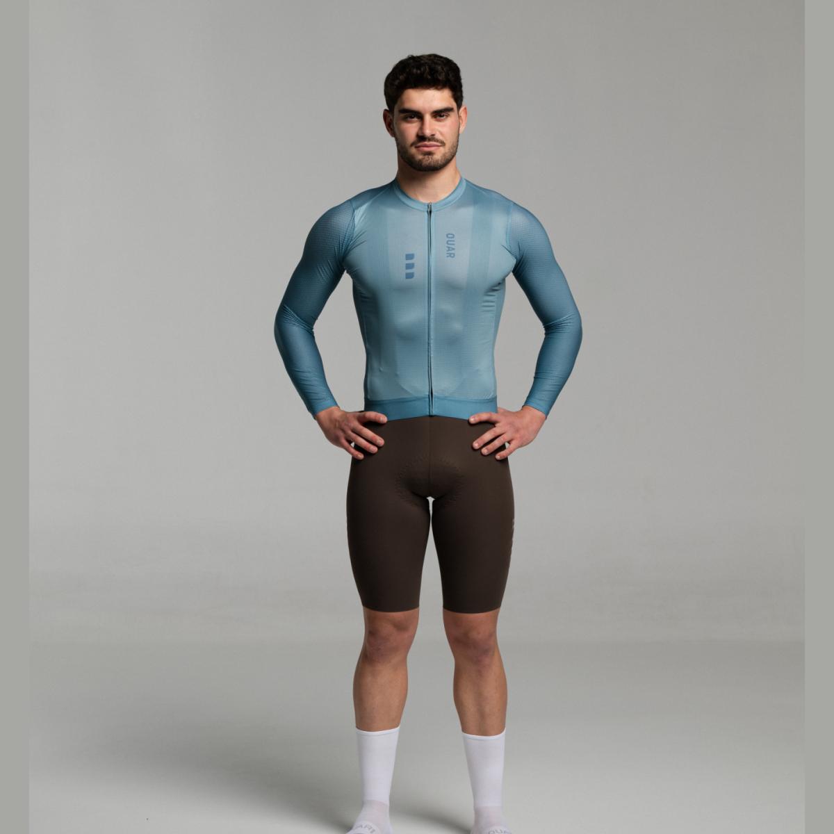 Imagen 0 de Maillot de ciclismo Unisex Dusty Mint Aerys OUAR Verde / Azul